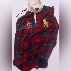 Vintage Polo Ralph Lauren RL Mercer Big Pony Rugy Men sz Small